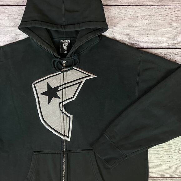 Y2k Famous Stars & Straps Zip Up Hoodie Jacket - Picture 1 of 9